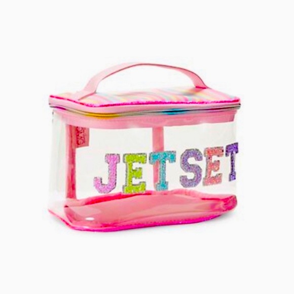 OMG Accessories Handbags - OMG Accessories Jet Set 💛 Cosmetic 💜 Make-Up 💚 Toiletry 💗 Travel 🧡 Glam Bag